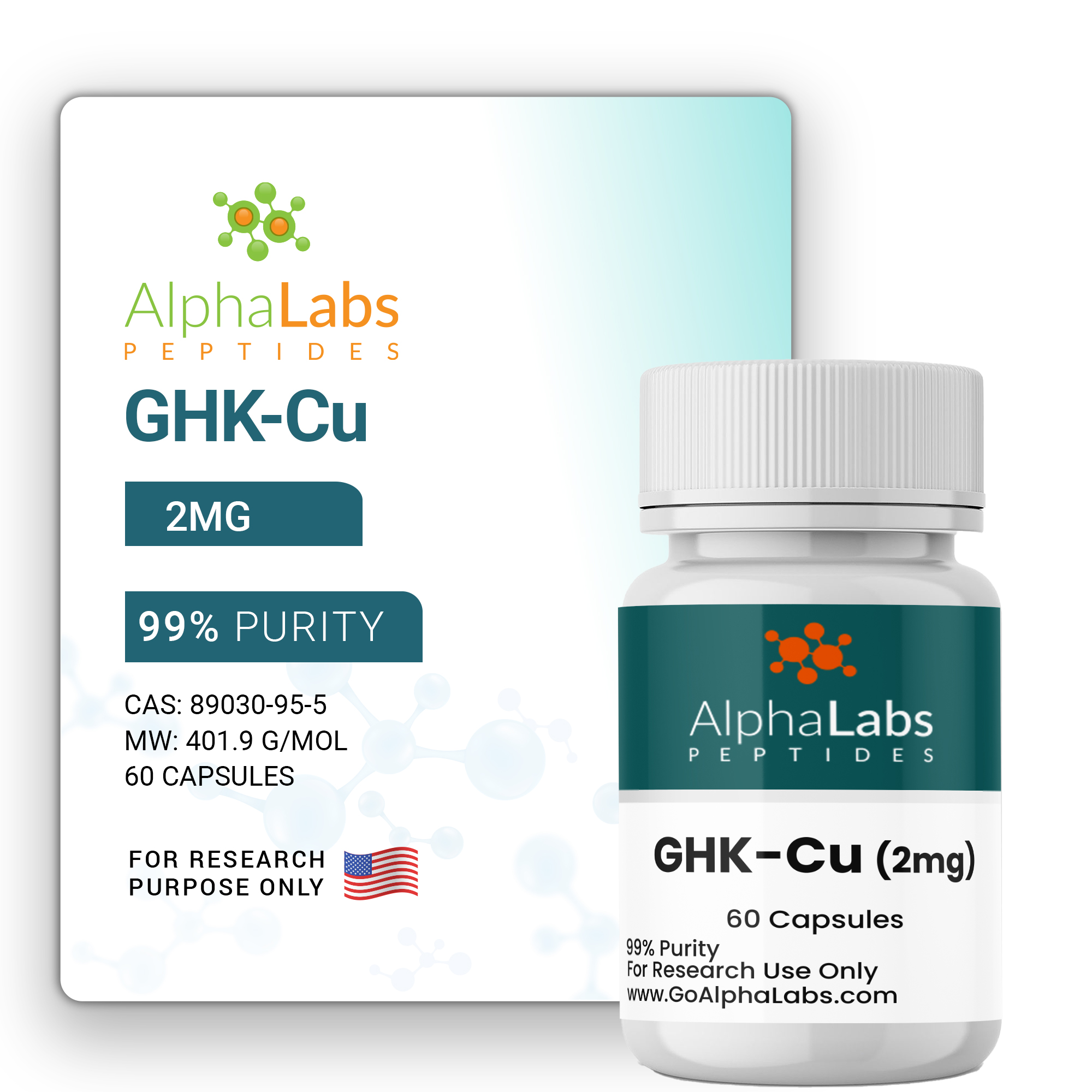 GHK-Cu Capsules (2mg) - Image 2