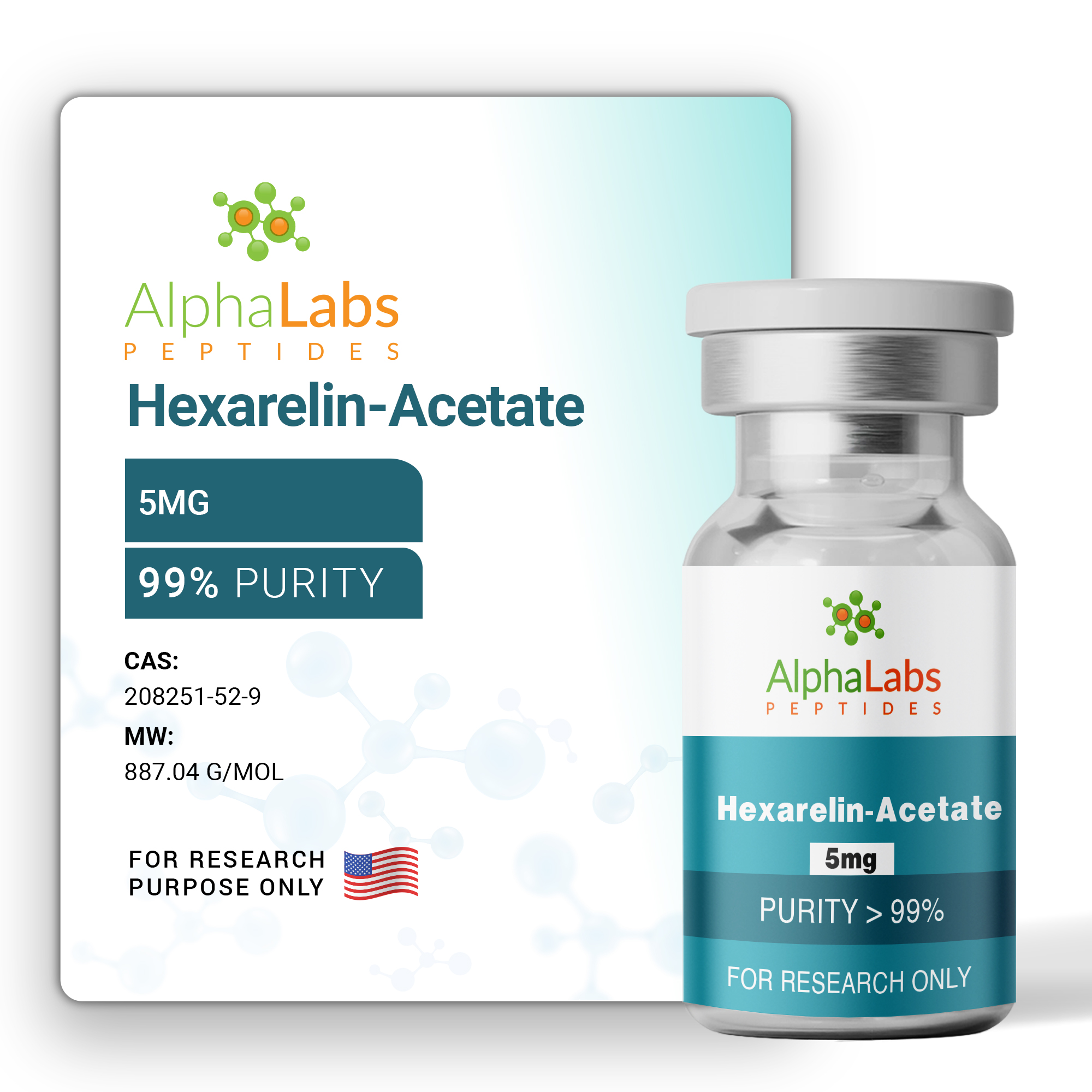 Hexarelin Acetate (5mg) - Image 2