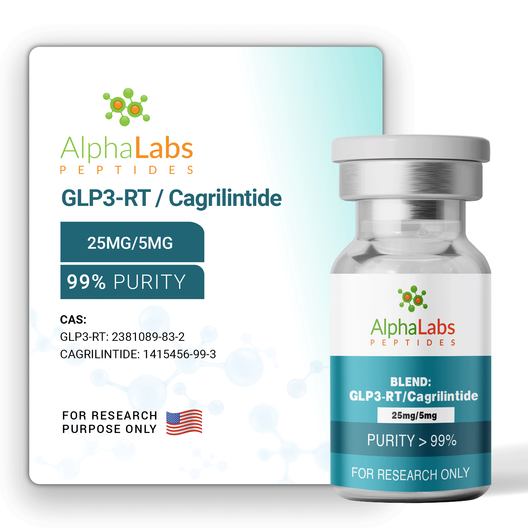 BLEND: GLP3-RT (25mg) / Cagrilintide (5mg) - Image 2